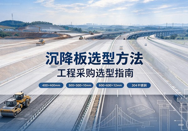 文圣沉降板选择方法